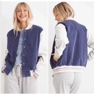 Aerie Bomber Jacket  Soft Light Corduroy Relaxed Fit XL